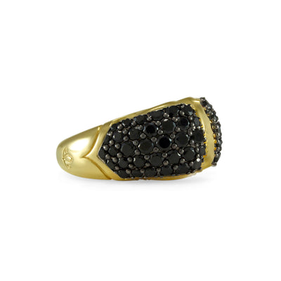 CZ pave stacking ring