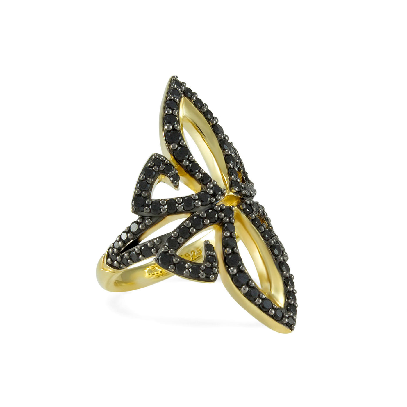 gold statement ring