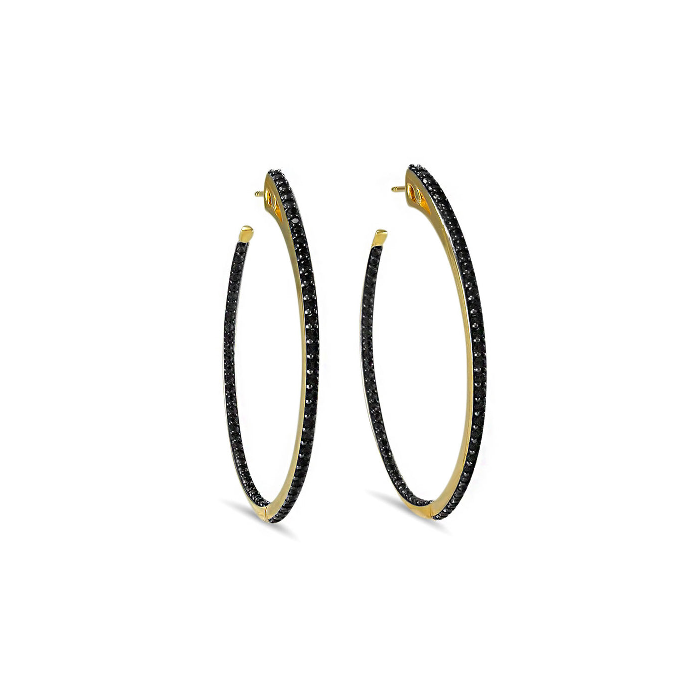 gold vermeil hoop earrings