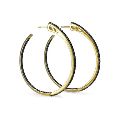 18k gold hoops