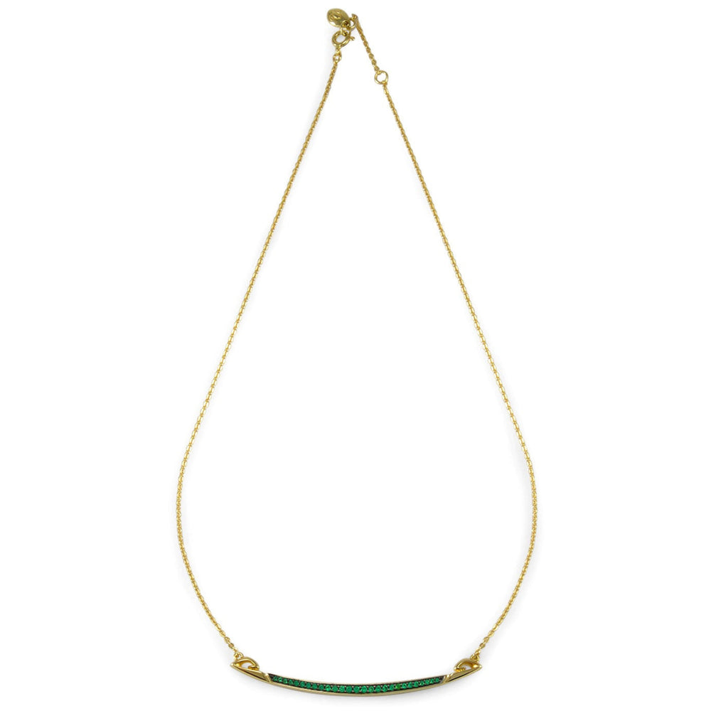 delicate gold necklace