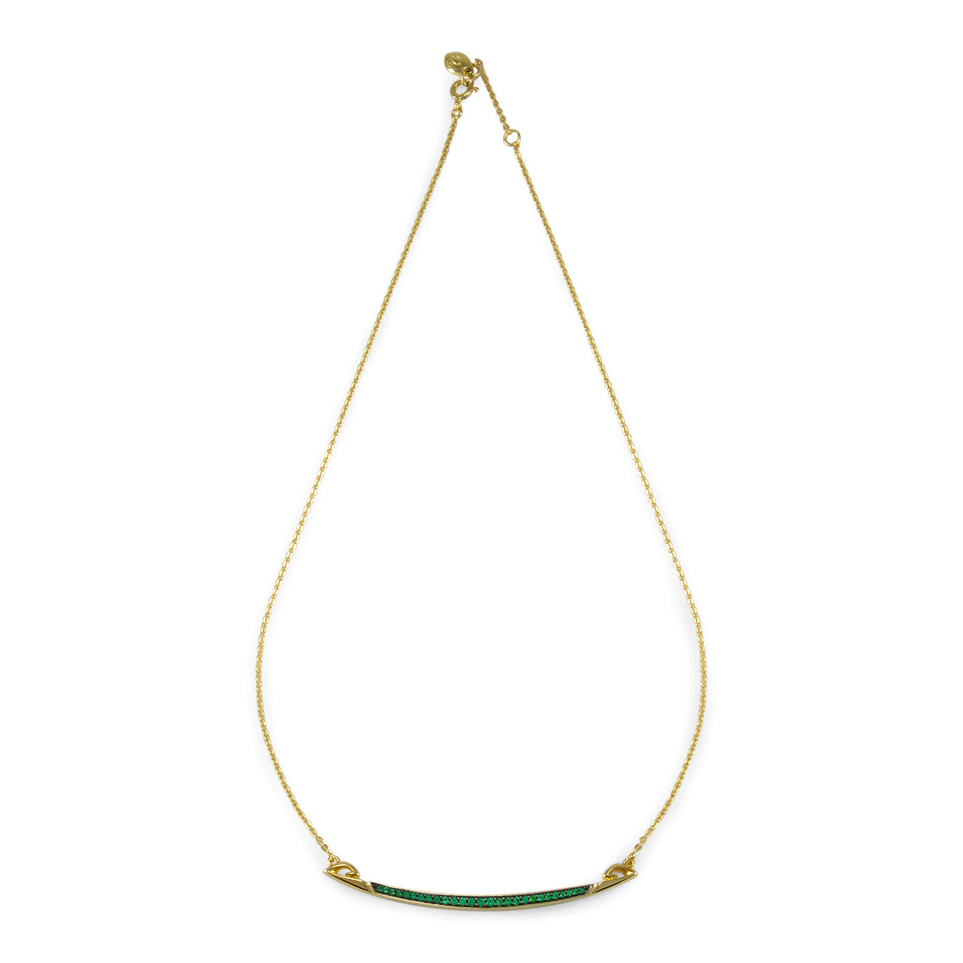 delicate gold necklace