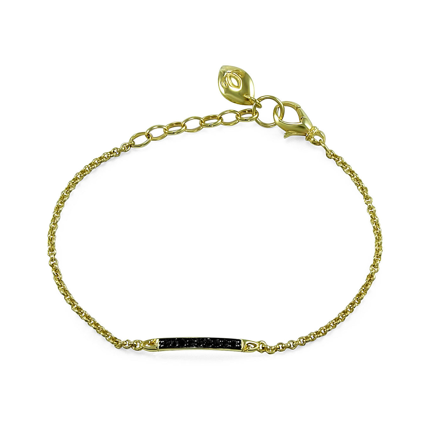 gold vermail chain bracelet