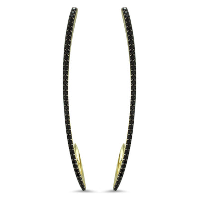pave drop earrings