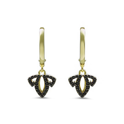 gold vermeil hoop earring