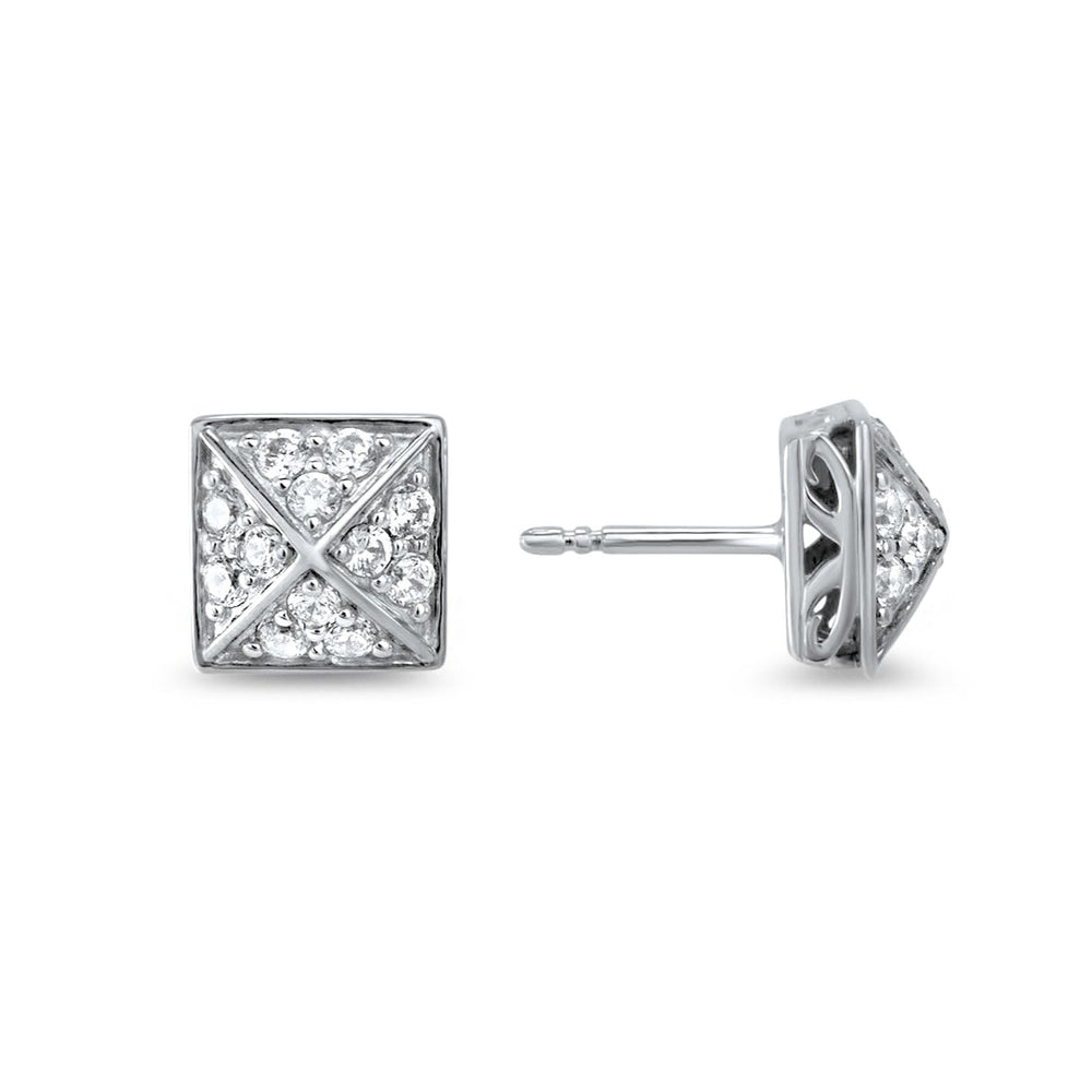 sterling silver stud earrings