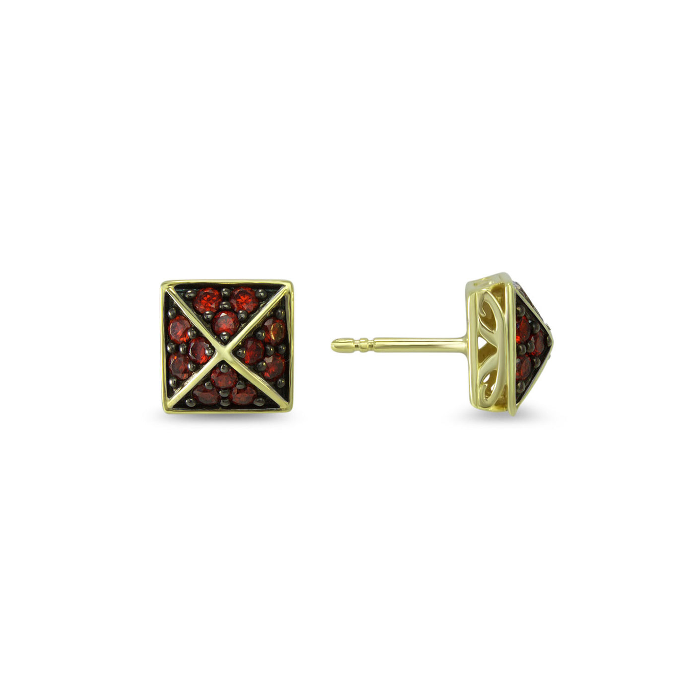 18k gold earring