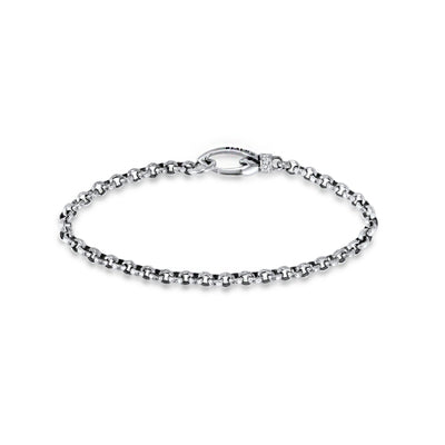 sterling silver chain bracelet