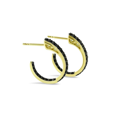 gold vermeil hoop earrings