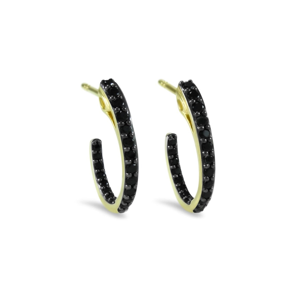 gold vermeil hoop earrings