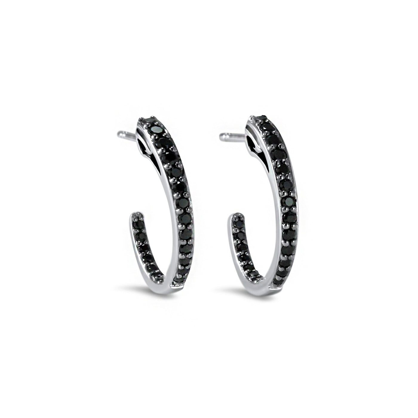 sterling silver hoop earrings