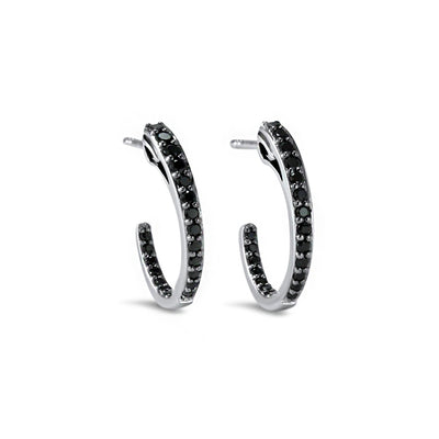 sterling silver hoop earrings
