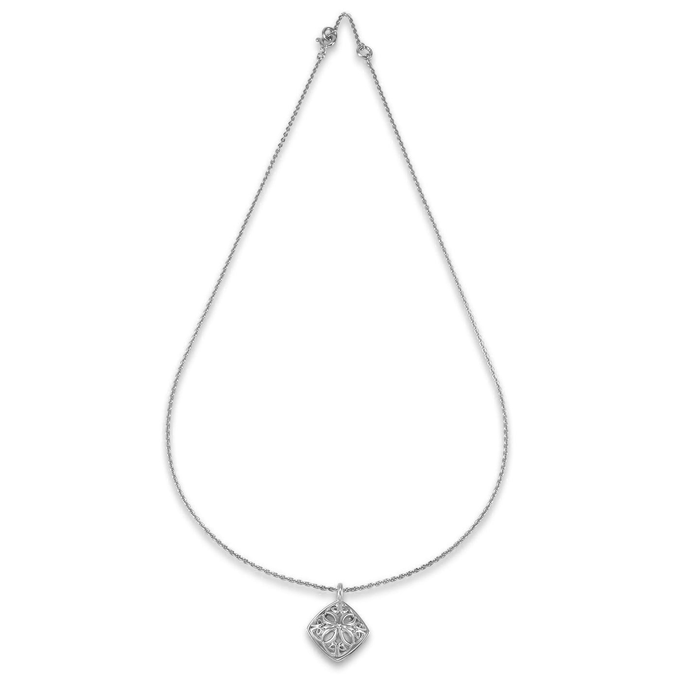 silver pendant necklace