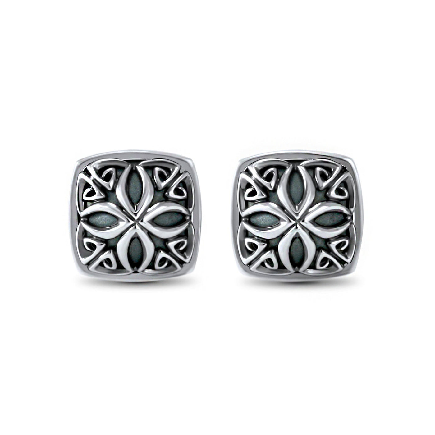 silver stud earrings