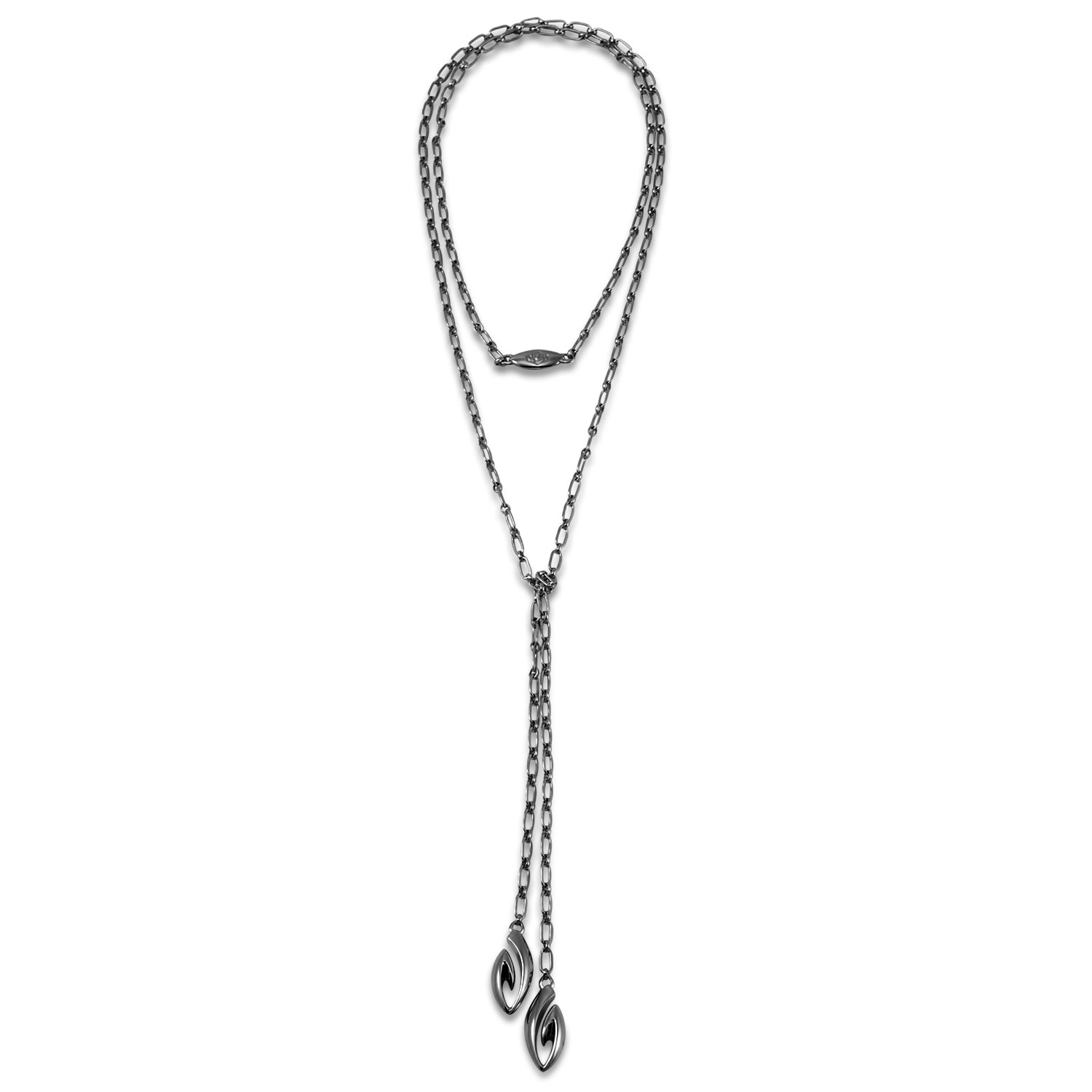 Lariat Chain Necklace - Sterling Silver – REALM