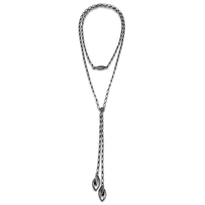 black ruthenium lariat