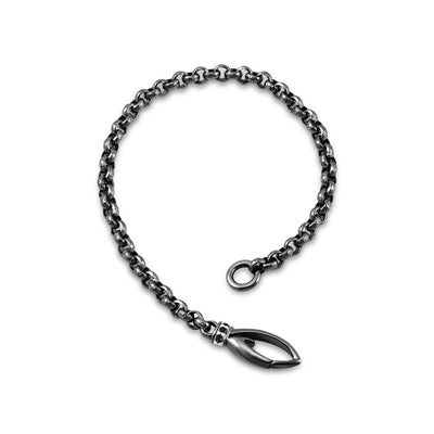 black ruthenium bracelet